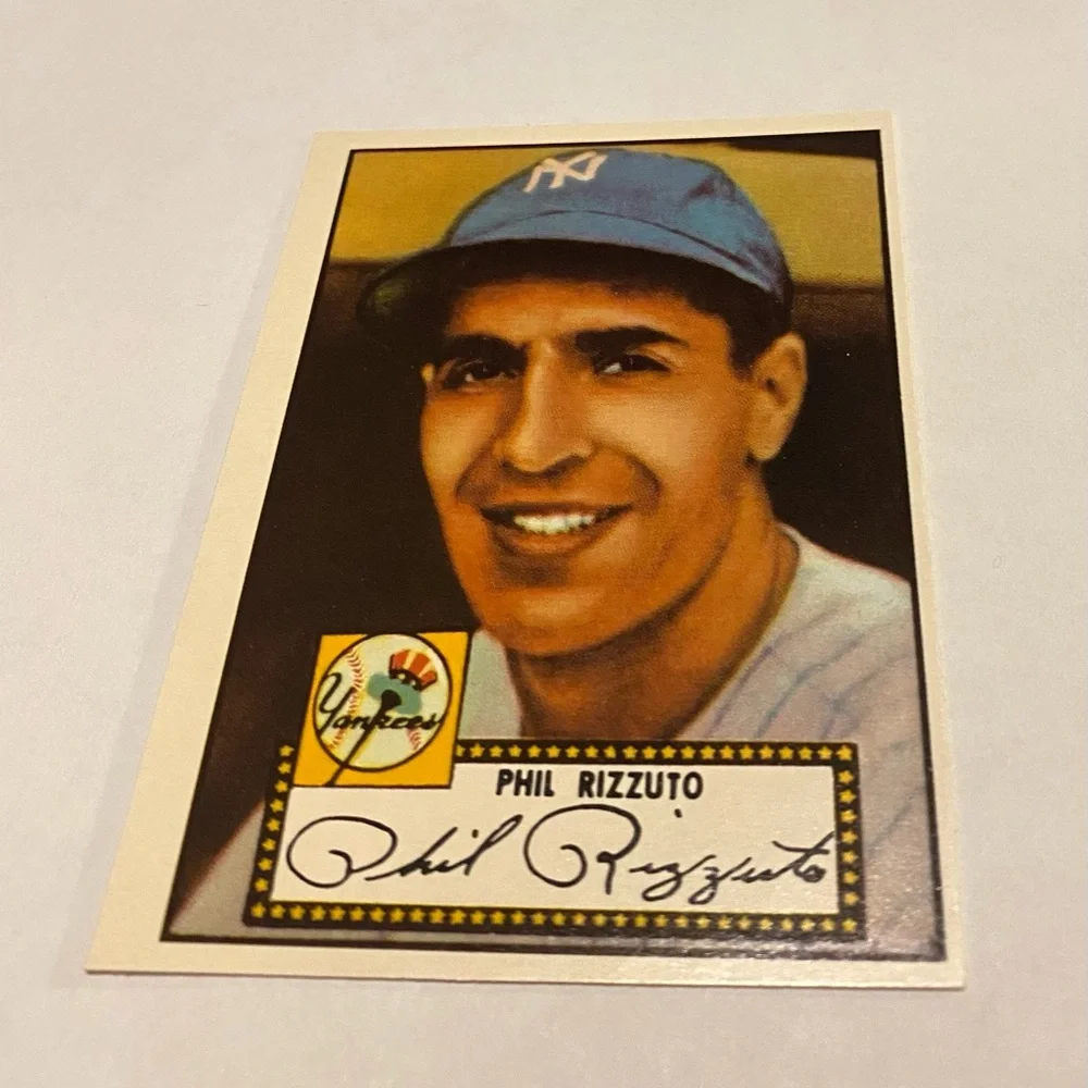 Phil Rizzuto 1983 Topps 1952 REPRINT Series Baseball Card Vintage # 11
